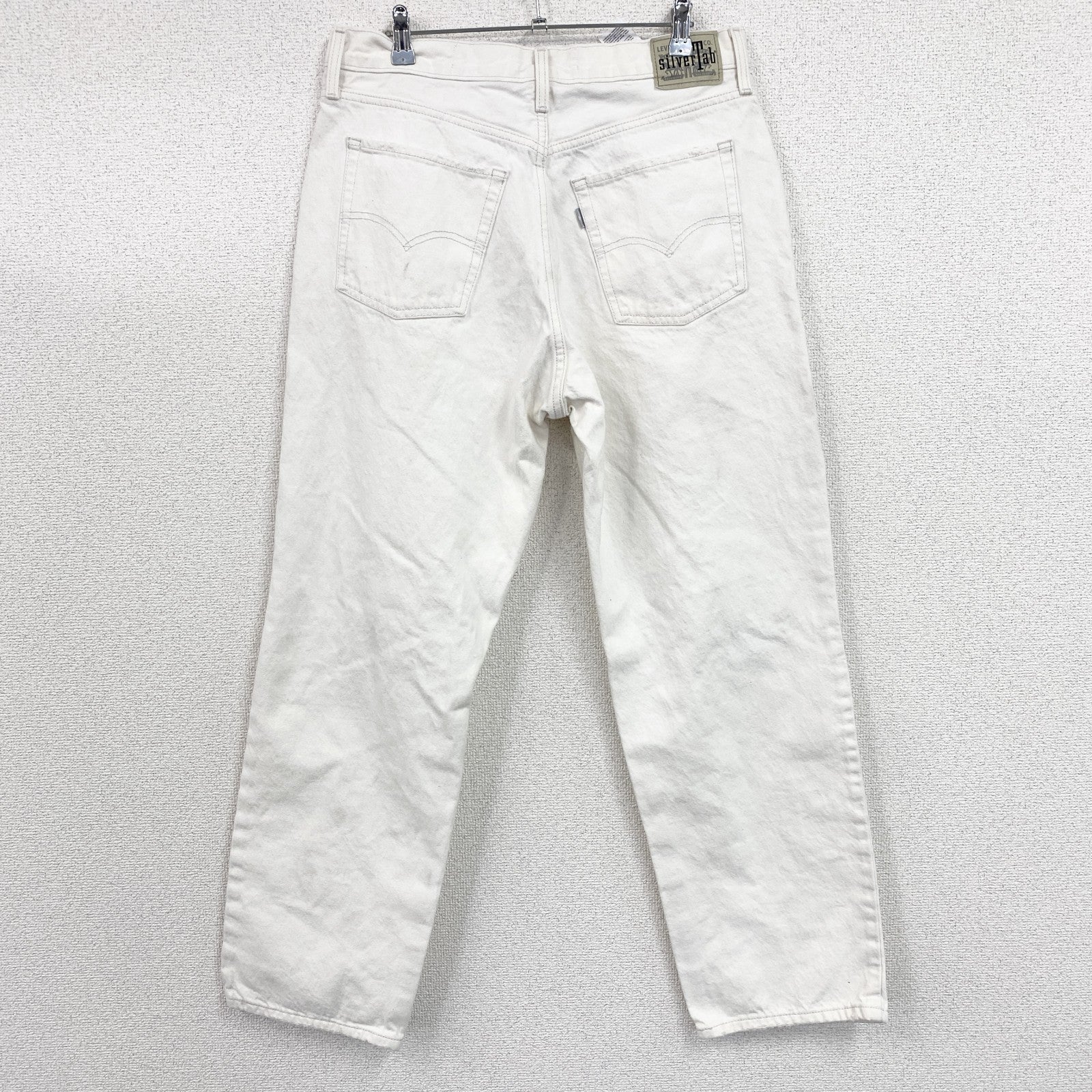 Levi’ｓ　リーバイス　silver Tab　94 BAGGY　デニムパンツ/ダメージジーンズ　ホワイト　W32サイズ