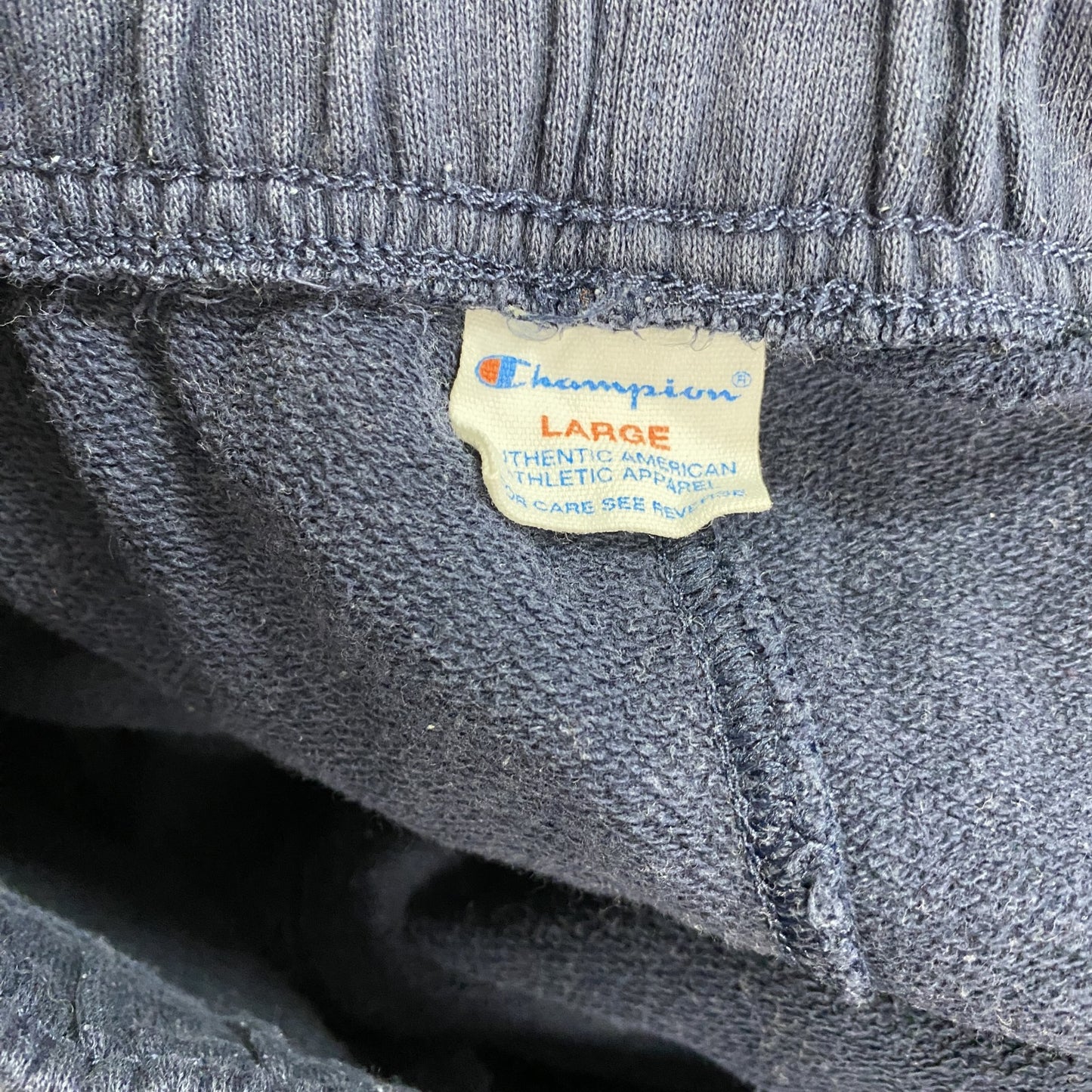 Champion　チャンピオン　スウェットパンツ　アーチプリント　3連プリント　トリコタグ　復刻　紺　ネイビー　Lサイズ