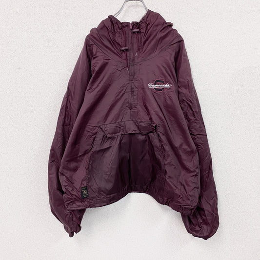 ～90s　MR.AUGI’S.　アノラックパーカー　ヴィンテージ　ボルドー　Lサイズ