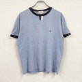 J.CREW　ジェイクルー　半袖プリントリンガーTシャツ　巨人プリント　水色　ライトブルー　Sサイズ