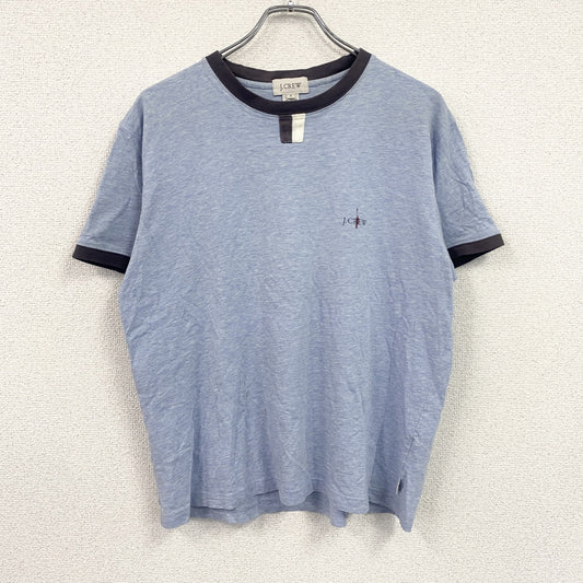 J.CREW　ジェイクルー　半袖プリントリンガーTシャツ　巨人プリント　水色　ライトブルー　Sサイズ