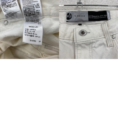 Levi’ｓ　リーバイス　silver Tab　94 BAGGY　デニムパンツ/ダメージジーンズ　ホワイト　W32サイズ