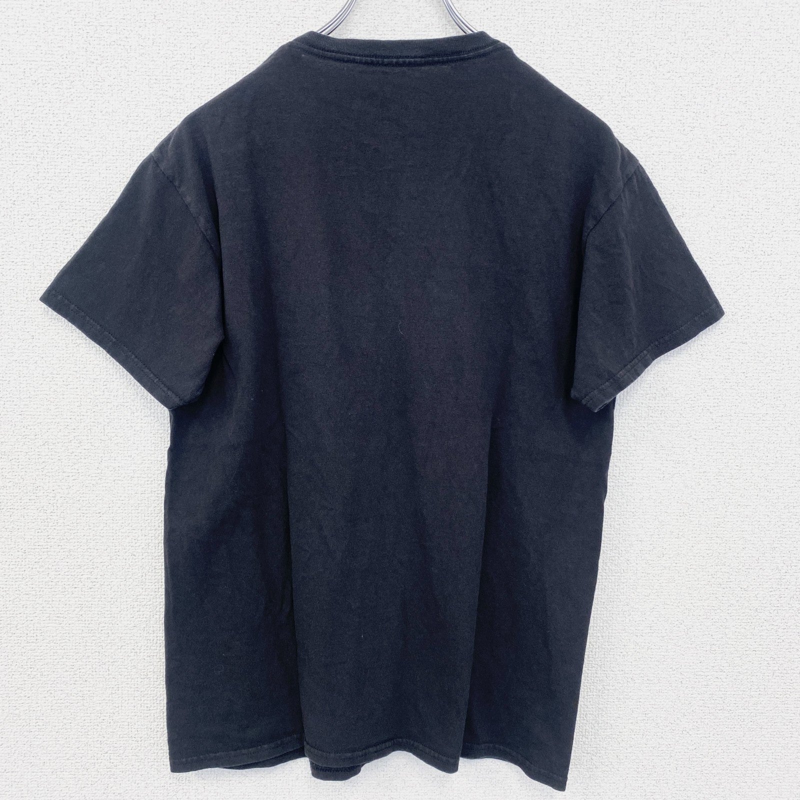 古着 used　半袖バンドプリントTシャツ　ニルヴァーナ　音楽　ロック　黒　ブラック　定番　クルーネック　レトロデザイン　Mサイズ