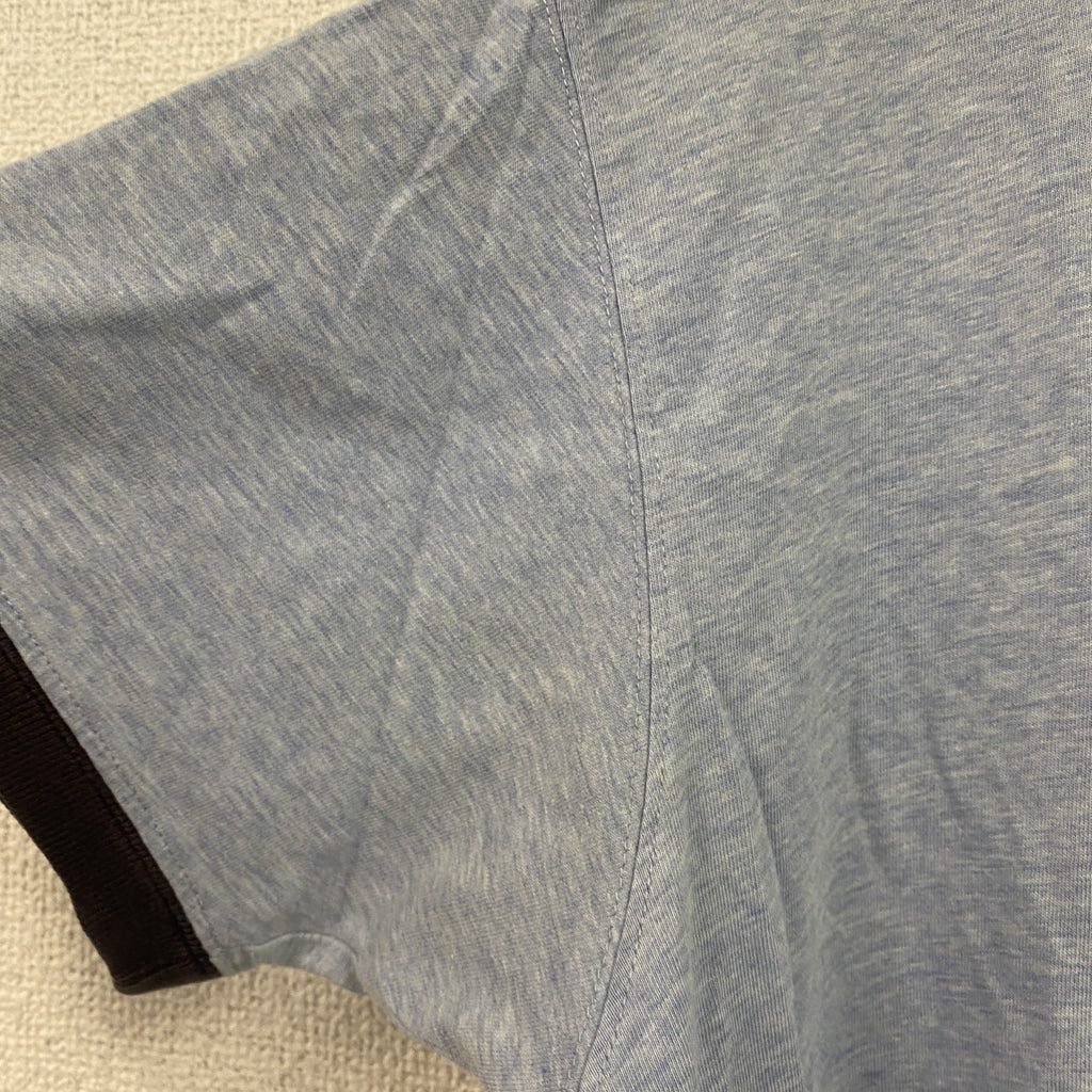 J.CREW　ジェイクルー　半袖プリントリンガーTシャツ　巨人プリント　水色　ライトブルー　Sサイズ
