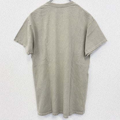 古着 used　半袖バンドプリントTシャツ　ニルヴァーナ　音楽　ロック　カーキ　定番　クルーネック　レトロデザイン　Mサイズ