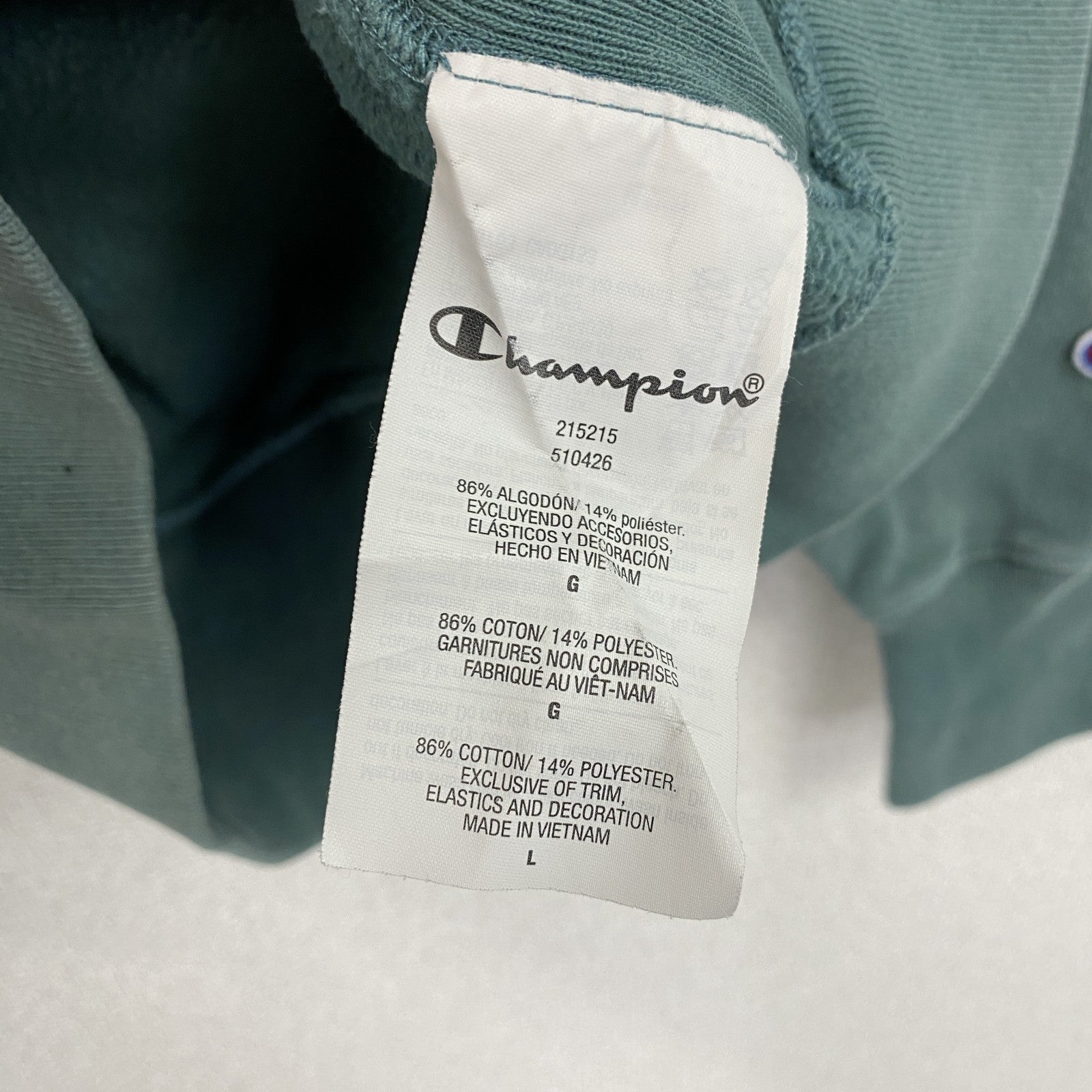 Champion　チャンピオン　リバースウィーブ　スウェット/トレーナー　緑　グリーン　Lサイズ