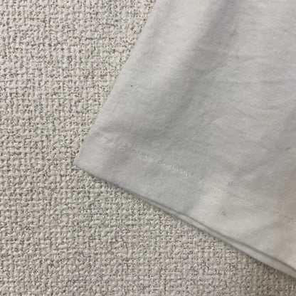 古着 used　半袖プリントTシャツ　90s　シングルステッチ　ヴィンテージ　クルーネック　レトロ　白　ホワイト　XLサイズ