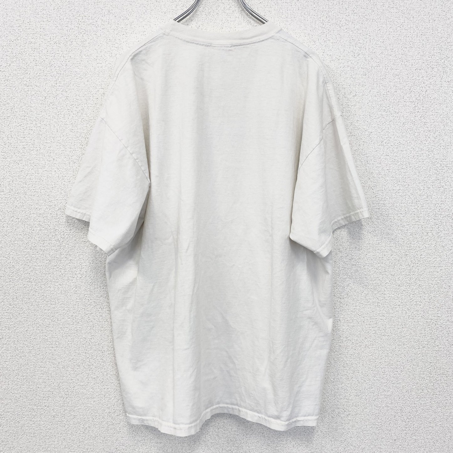 古着 used　半袖プリントTシャツ　ハードロックカフェ　音楽　ロック　白　ホワイト　クルーネック　レトロデザイン　2XLサイズ