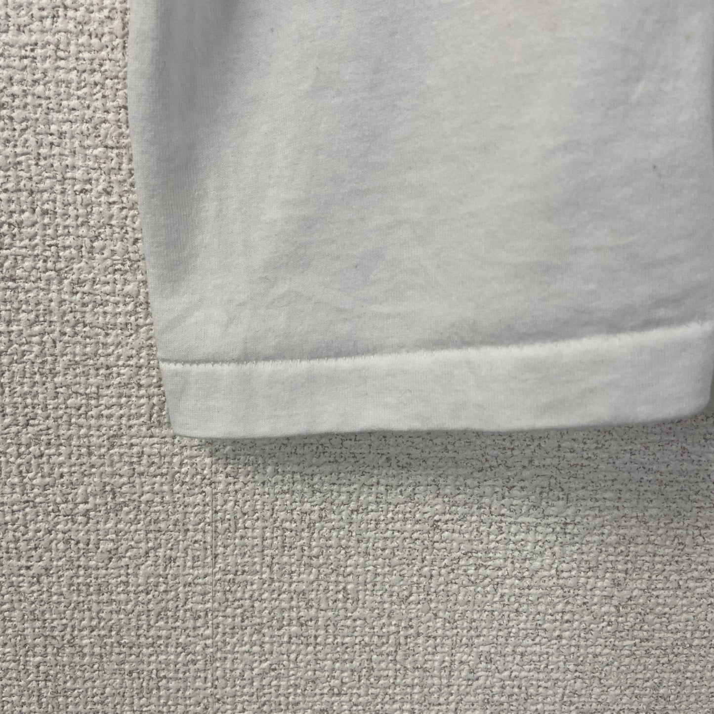 古着 used　半袖プリントTシャツ　90s　シングルステッチ　ヴィンテージ　クルーネック　レトロ　白　ホワイト　XLサイズ
