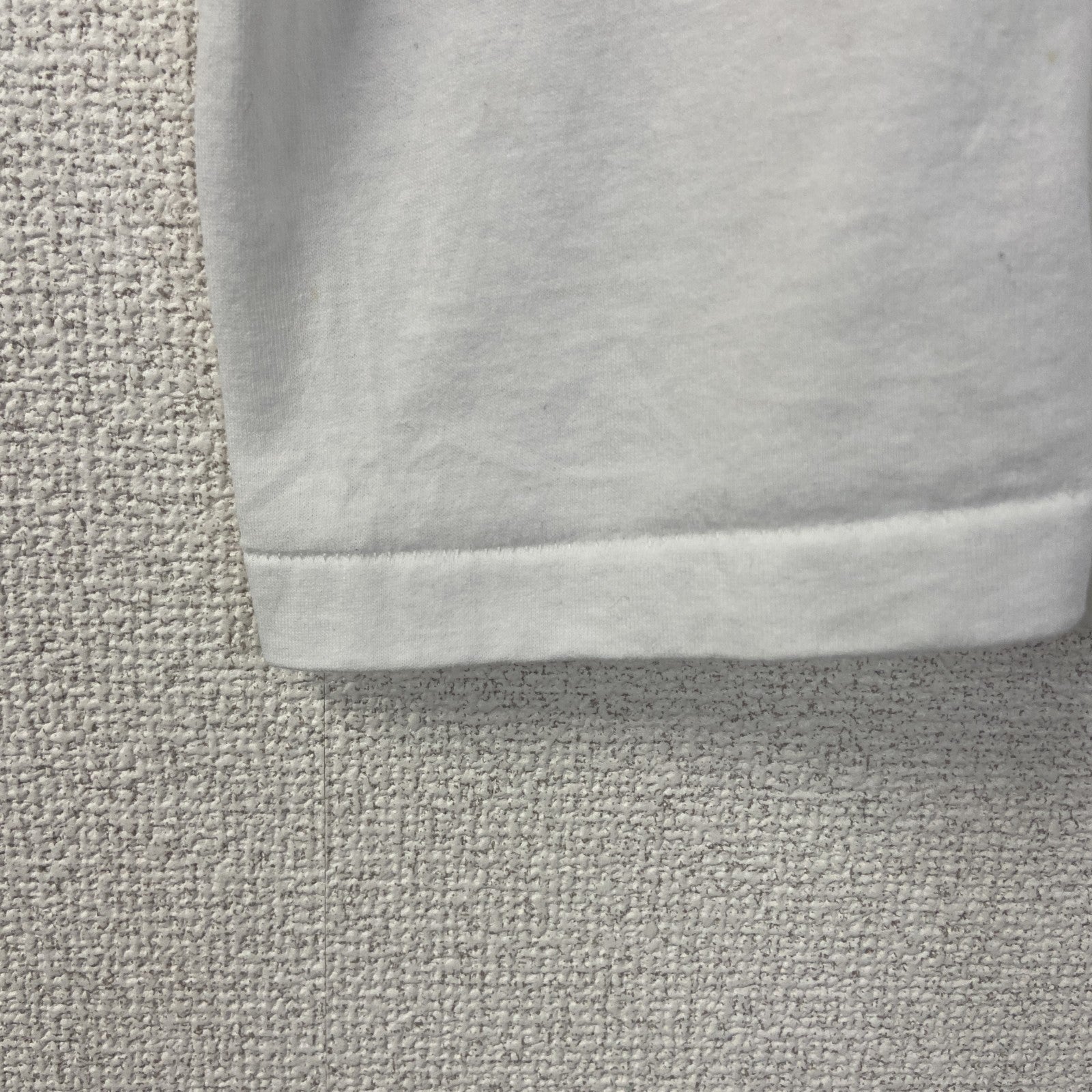 古着 used　半袖プリントTシャツ　90s　シングルステッチ　ヴィンテージ　クルーネック　レトロ　白　ホワイト　XLサイズ