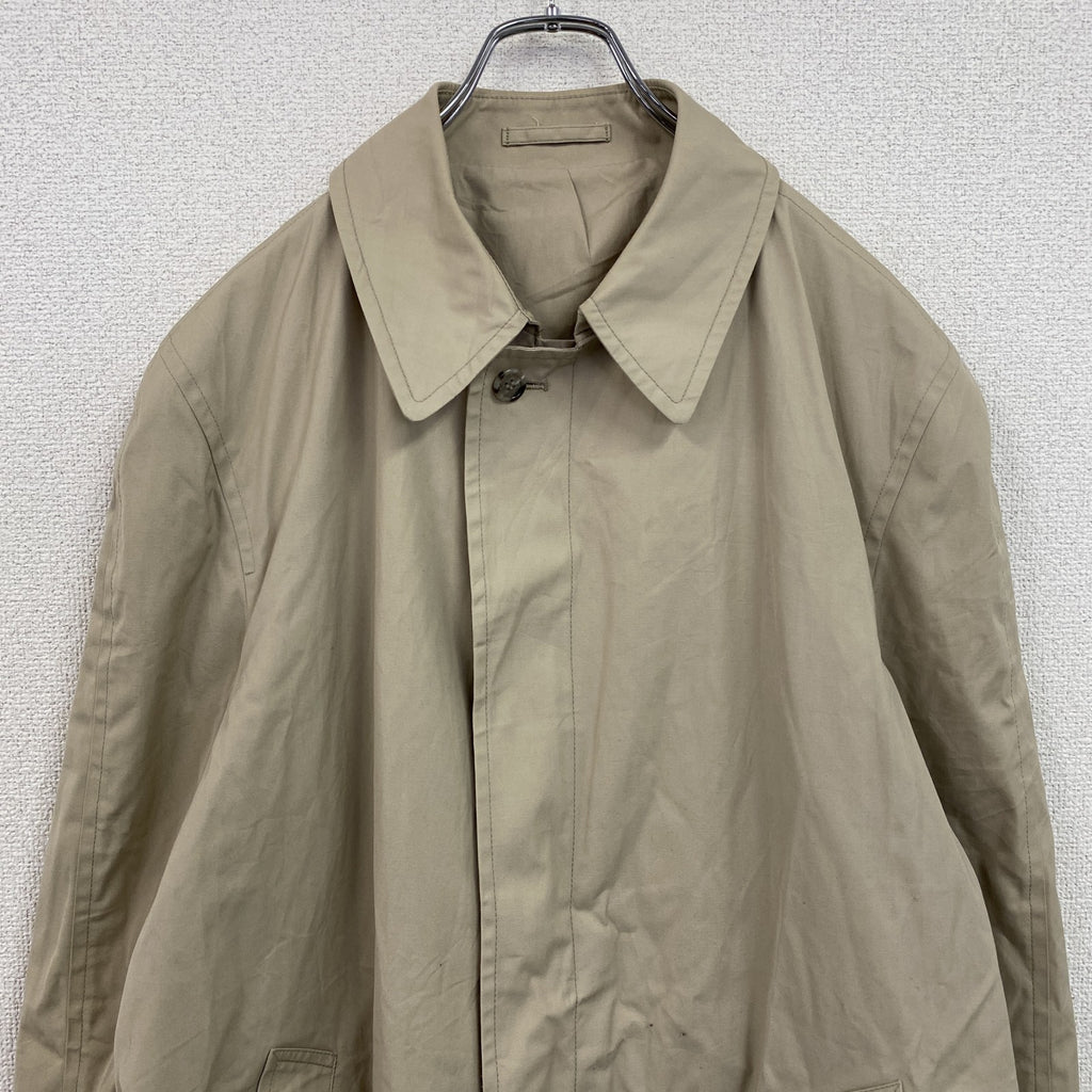 LONDON FOG　ロンドンフォグ　ステンカラーコート　比翼仕立て　ベージュ　42サイズ
