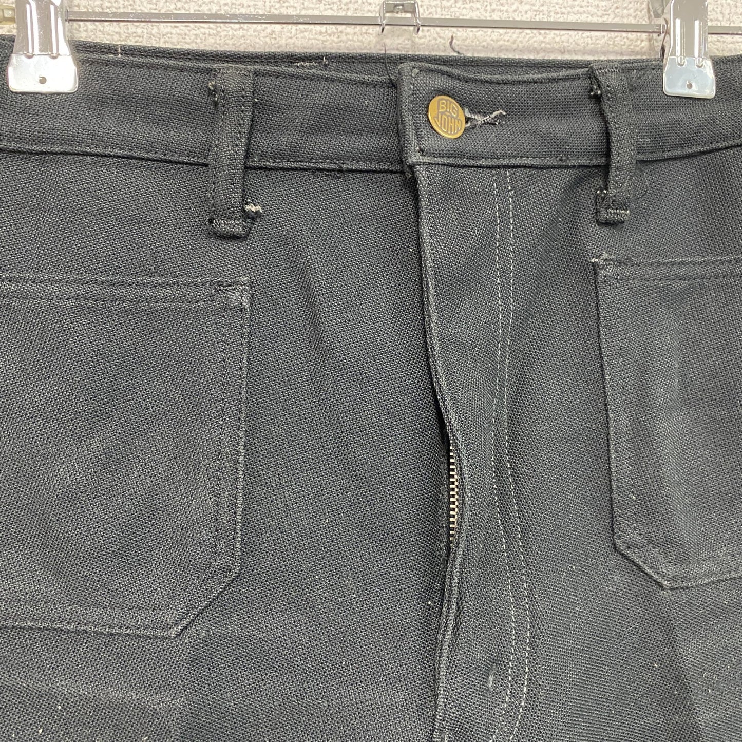 BIG JOHN　ビッグジョン　フレアパンツ　黒　ブラック