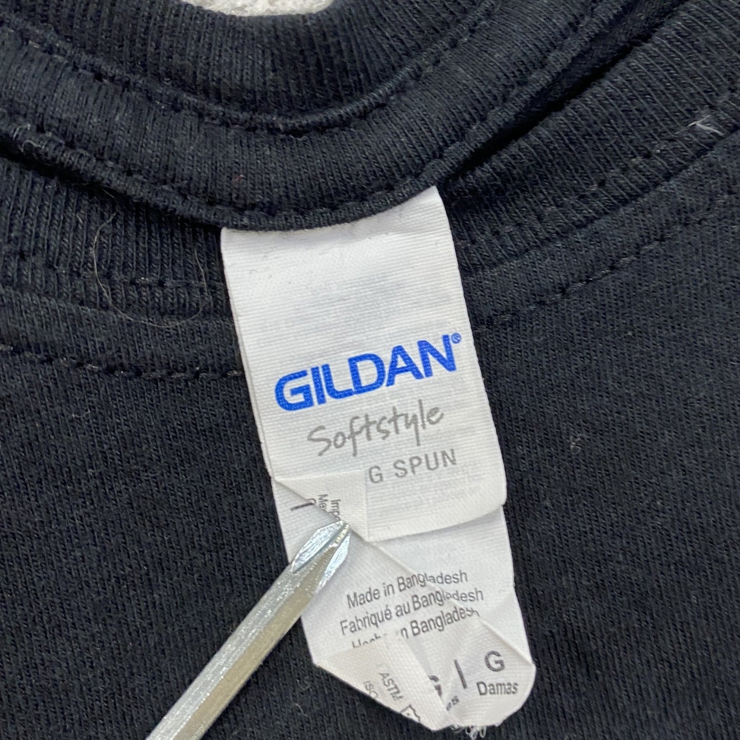 GILDAN　ギルダン　半袖プリントTシャツ　黒　ブラック　Lサイズ