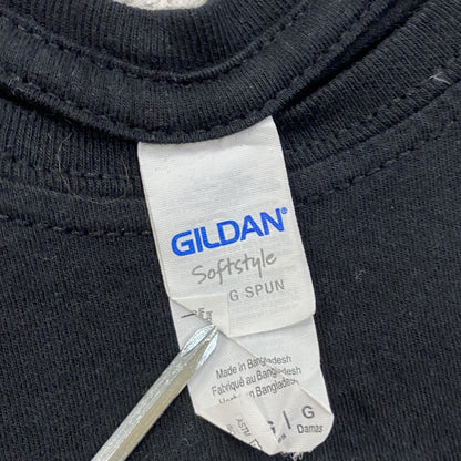 GILDAN　ギルダン　半袖プリントTシャツ　黒　ブラック　Lサイズ