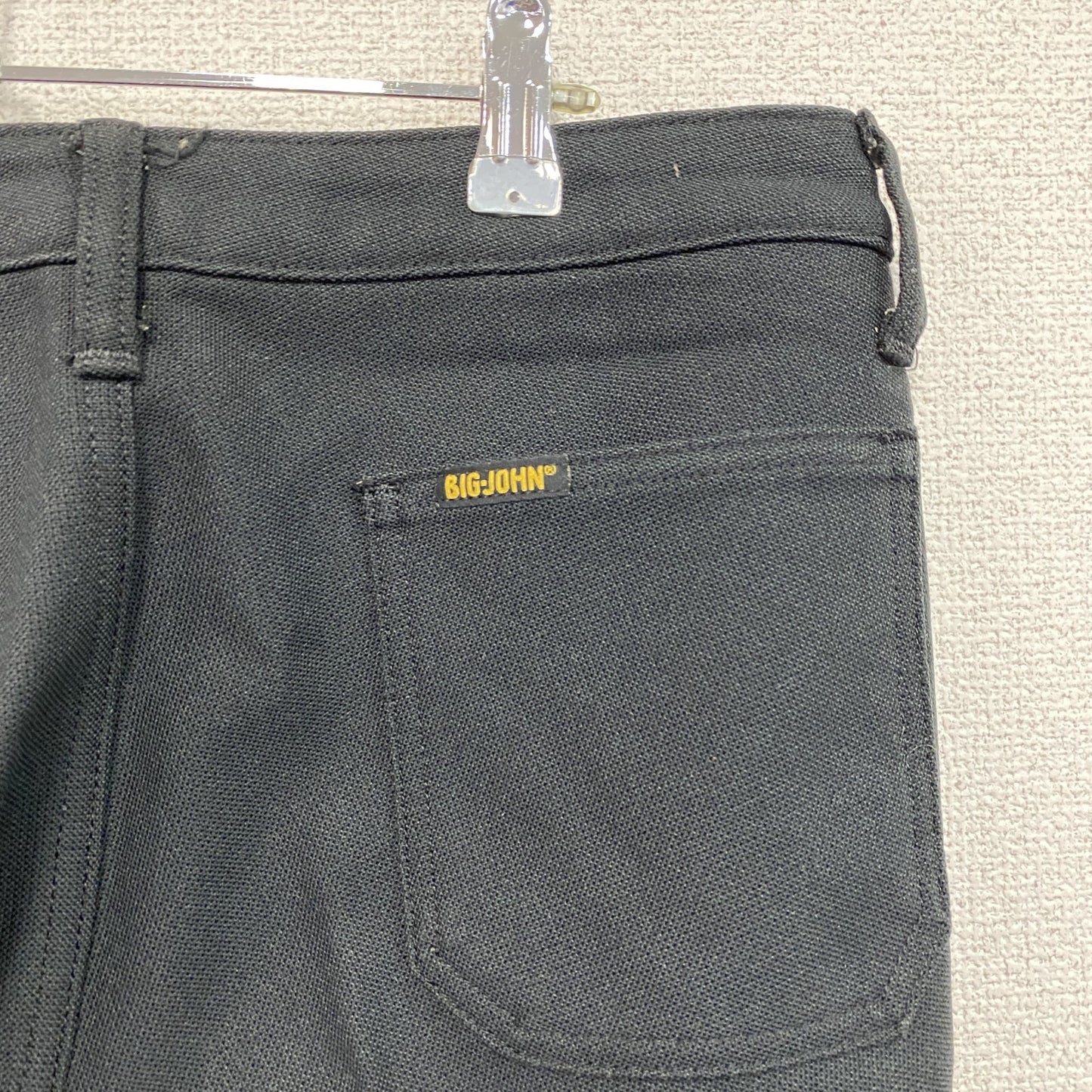 BIG JOHN　ビッグジョン　フレアパンツ　黒　ブラック
