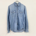 GAP　ギャップ　長袖デニムシャツ　インディゴ　Sサイズ