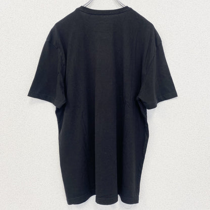 古着 used　半袖バンドプリントTシャツ　ローリングストーンズ　音楽　ロック　ブラック　クルーネック　レトロデザイン　Lサイズ