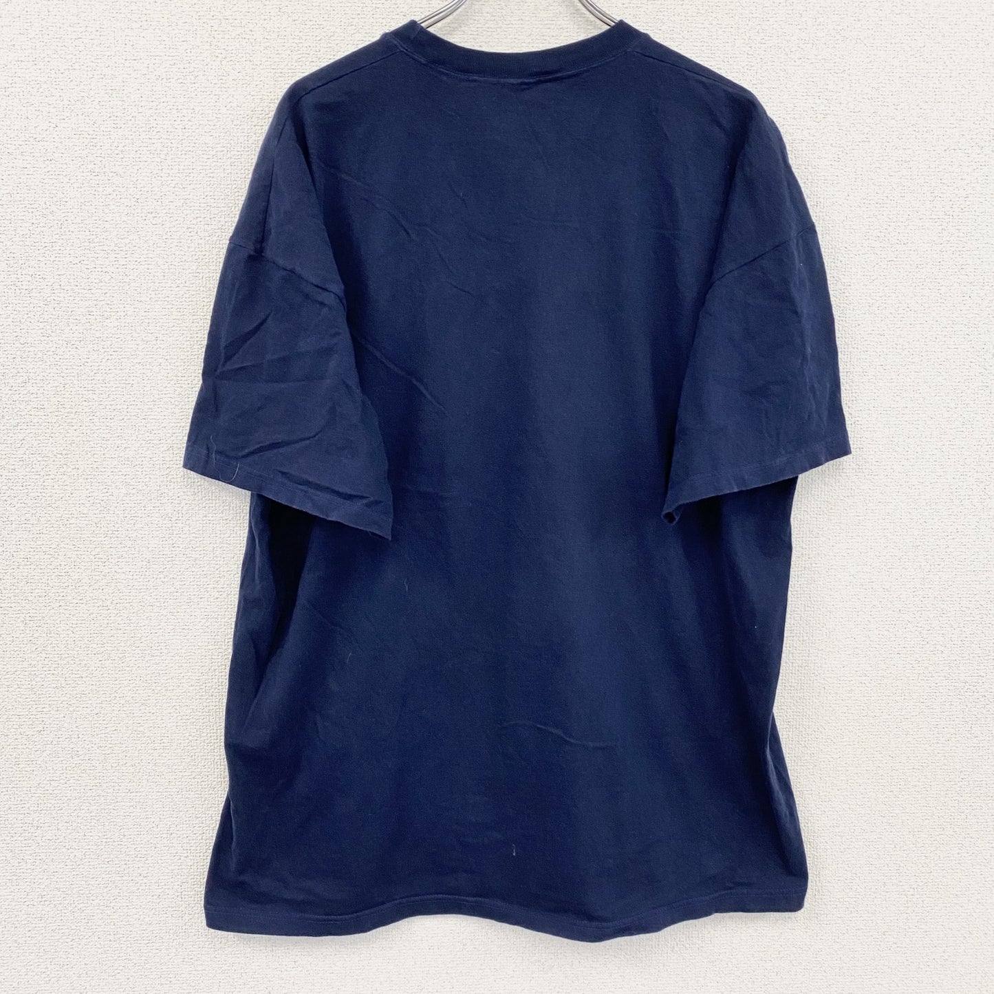 半袖プリントTシャツ　紺　ネイビー　XLサイズ