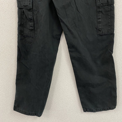 Wrangler　ラングラー　カーゴパンツ　ワークパンツ　ジップフライ　ワンポイント　黒　ブラック　32サイズ