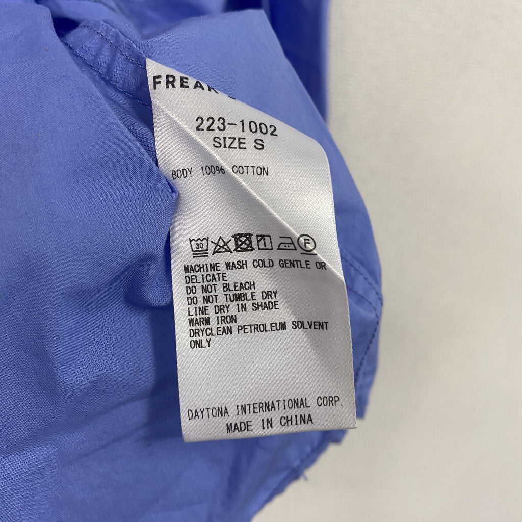 TOWN CRAFT　タウンクラフト　FREAK’S STORE　フリークスストア　長袖シャツ　青　ブルー　Sサイズ