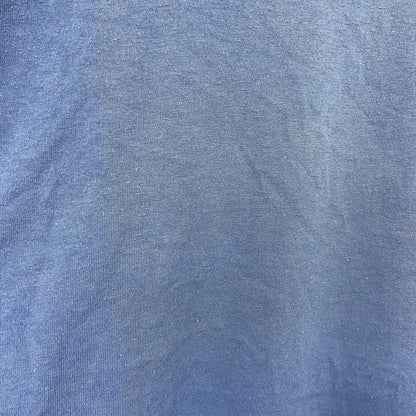 Hanes　ヘインズ　半袖プリントＴシャツ　青　ブルー　XLサイズ