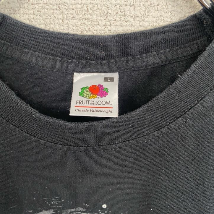 古着 used　フルーツオブザルーム　半袖バンドプリントTシャツ　メタルコア　音楽　黒　ブラック　クルーネック　Lサイズ