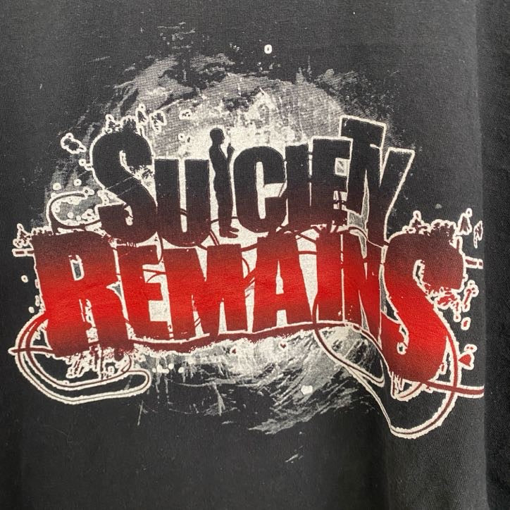 古着 used　フルーツオブザルーム　半袖バンドプリントTシャツ　メタルコア　音楽　黒　ブラック　クルーネック　Lサイズ