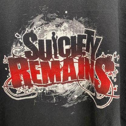 古着 used　フルーツオブザルーム　半袖バンドプリントTシャツ　メタルコア　音楽　黒　ブラック　クルーネック　Lサイズ