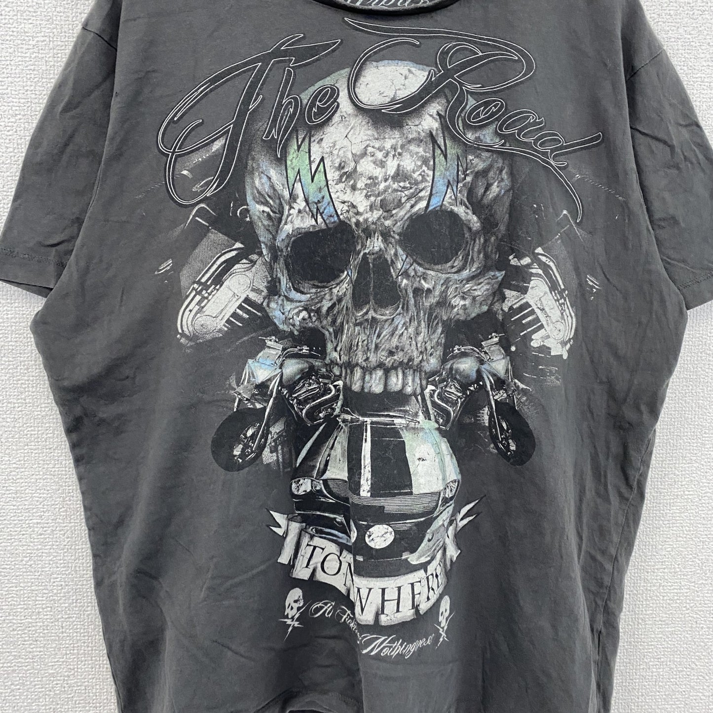 Urban Sprit　半袖プリントTシャツ　灰色　グレー　2XLサイズ