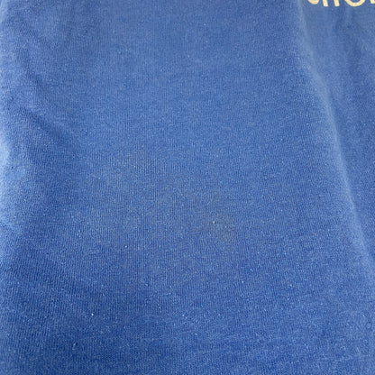 Hanes　ヘインズ　半袖プリントＴシャツ　青　ブルー　XLサイズ