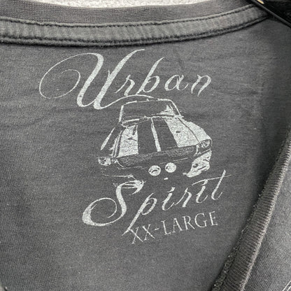 Urban Sprit　半袖プリントTシャツ　灰色　グレー　2XLサイズ