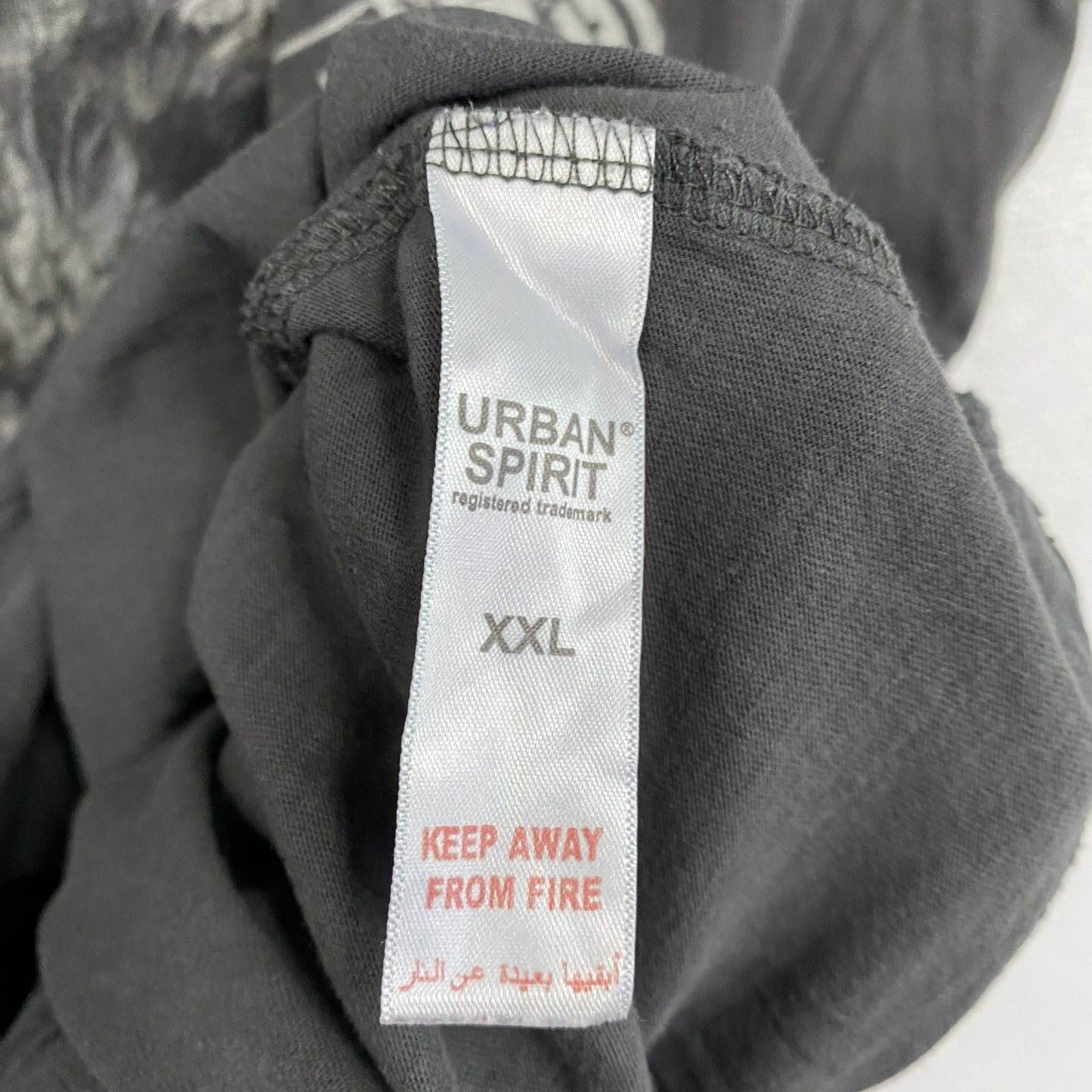 Urban Sprit　半袖プリントTシャツ　灰色　グレー　2XLサイズ