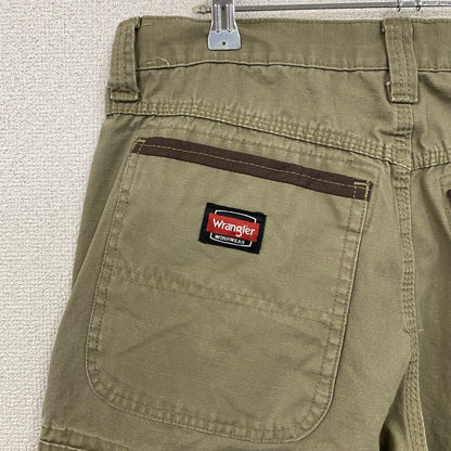 Wrangler　ラングラー　カーゴパンツ　ダブルニー　リップストップ　ジップフライ　カーキ　32サイズ
