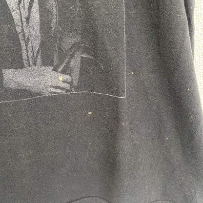 古着 used　半袖バンドプリントTシャツ　AC/DC　音楽　ロック　黒　ブラック　定番　クルーネック　レトロデザイン　Mサイズ