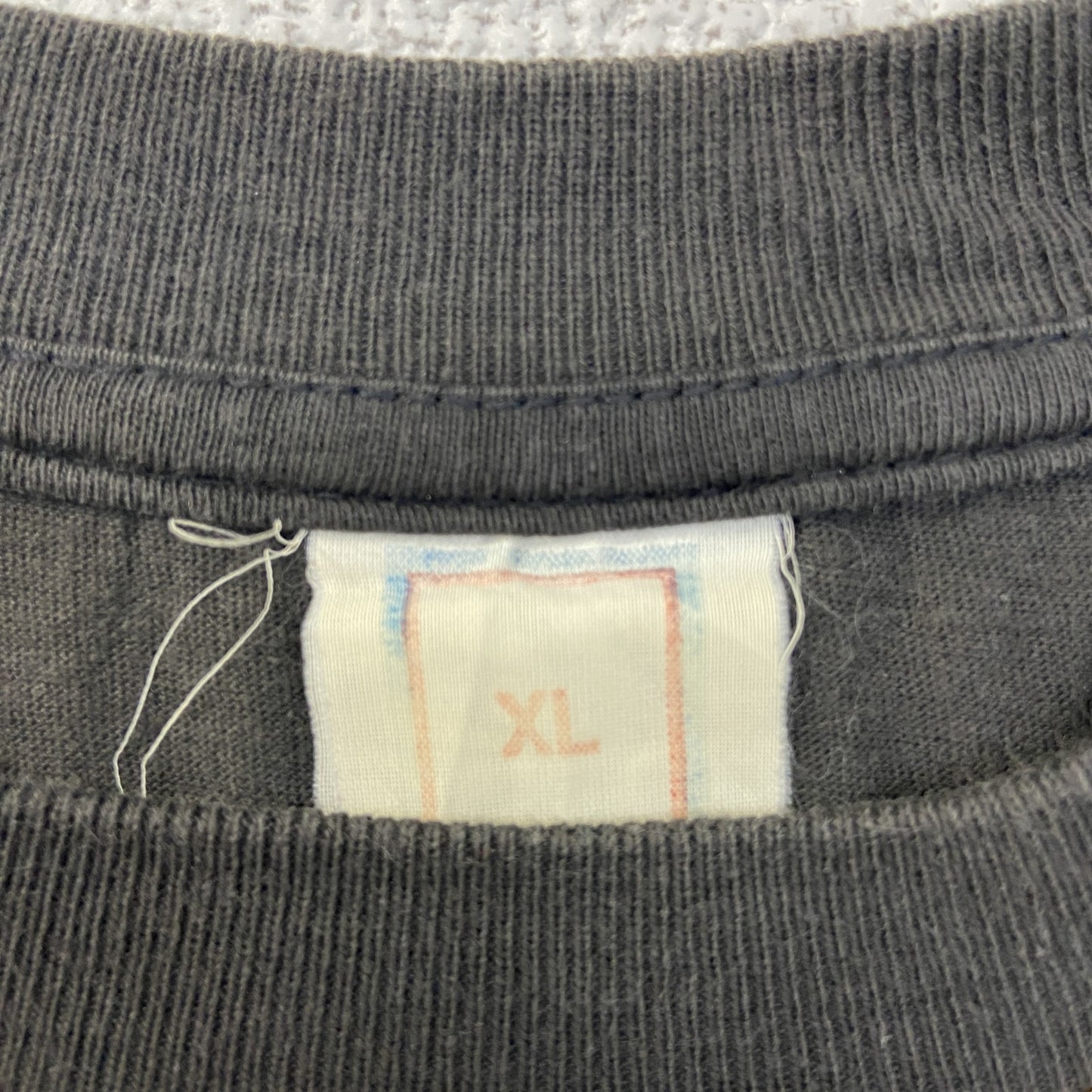 古着 used　半袖プリントTシャツ　90s　BERLIN　シングルステッチ　クルーネック　レトロ　黒　ブラック　XLサイズ