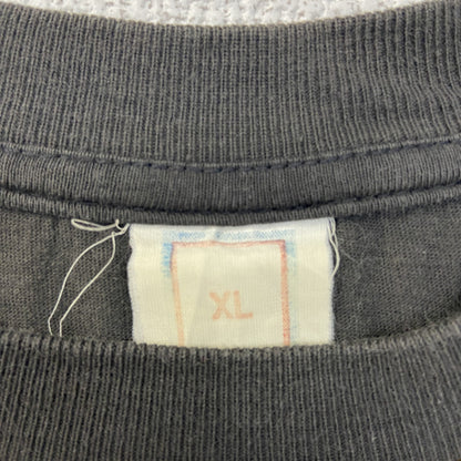 古着 used　半袖プリントTシャツ　90s　BERLIN　シングルステッチ　クルーネック　レトロ　黒　ブラック　XLサイズ