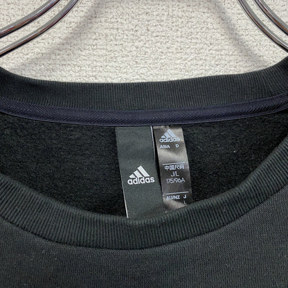 adidas　アディダス　スウェット/トレーナー　黒　ブラック　Lサイズ