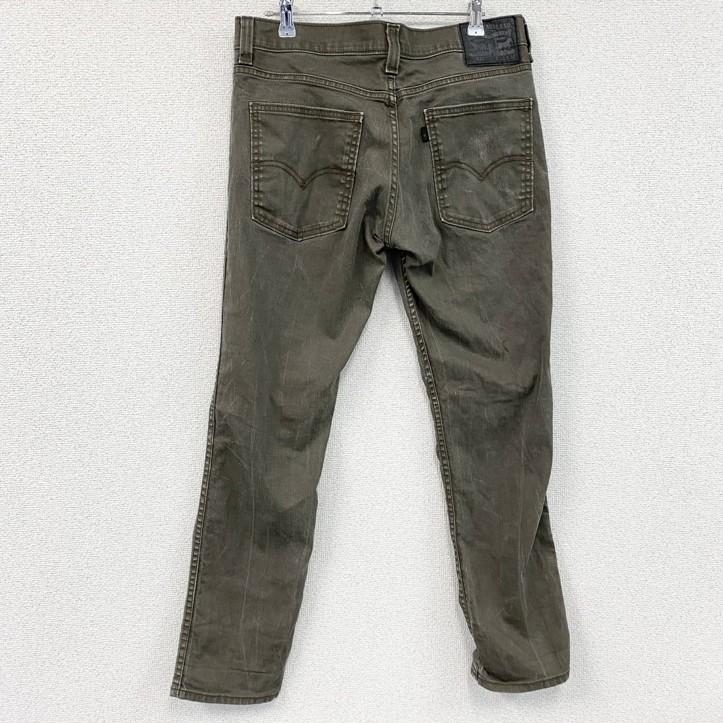 Levi’ｓ　リーバイス　511　デニムパンツ/ジーンズ　ジップフライ　カーキ　W32サイズ