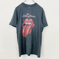 古着 used　The Rolling Stones　ローリングストーンズ　半袖バンドTシャツ　黒　ブラック　プリント　Mサイズ