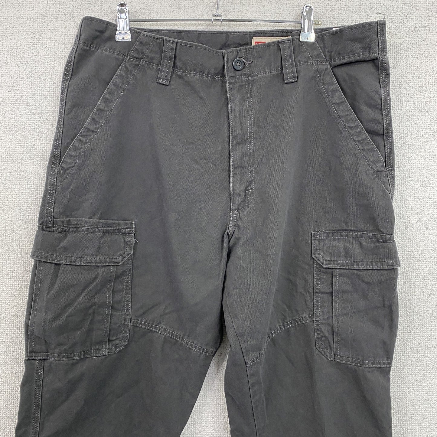 Wrangler　ラングラー　RELAXED FIT　カーゴパンツ　ジップフライ　ダークグレー　36サイズ