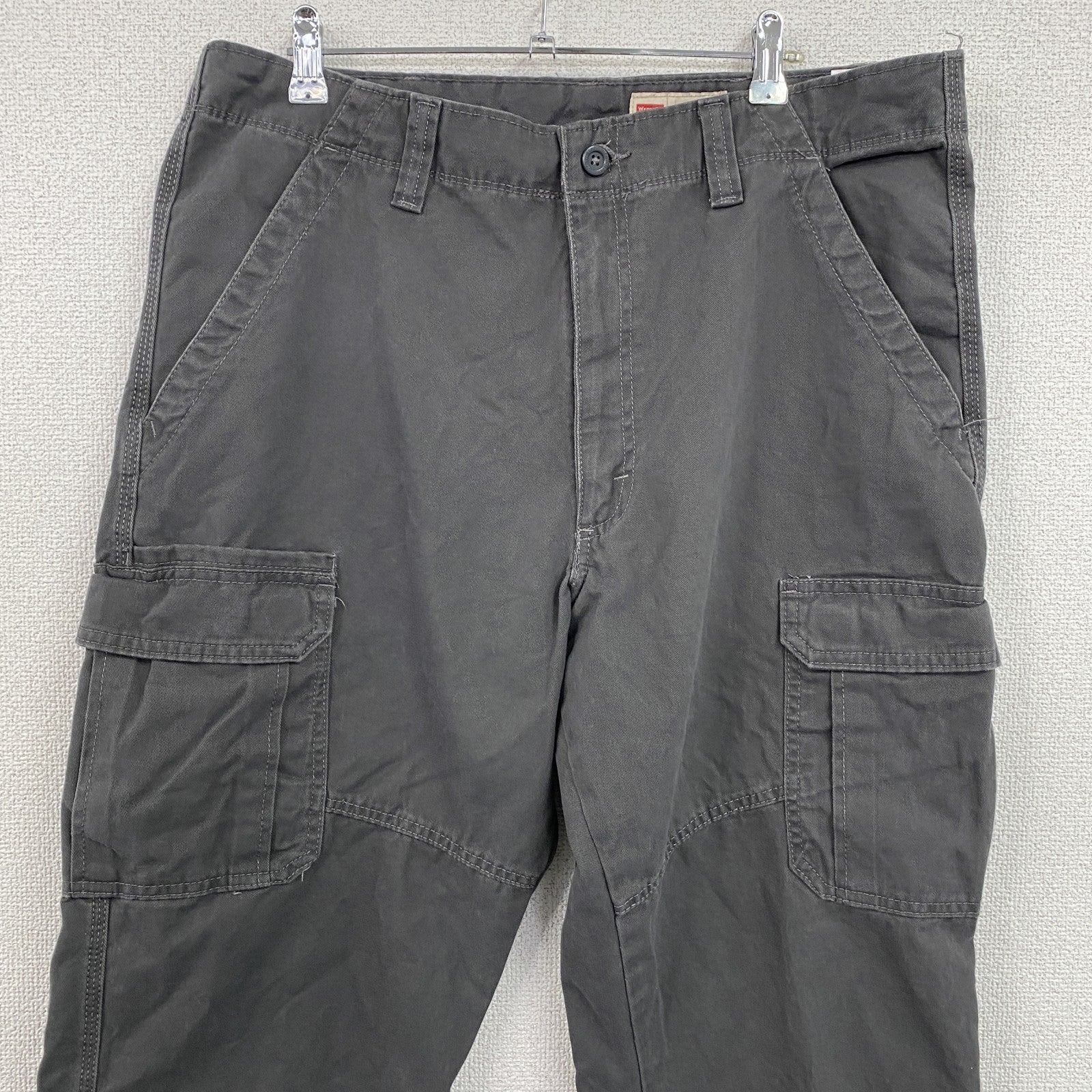 Wrangler　ラングラー　RELAXED FIT　カーゴパンツ　ジップフライ　ダークグレー　36サイズ