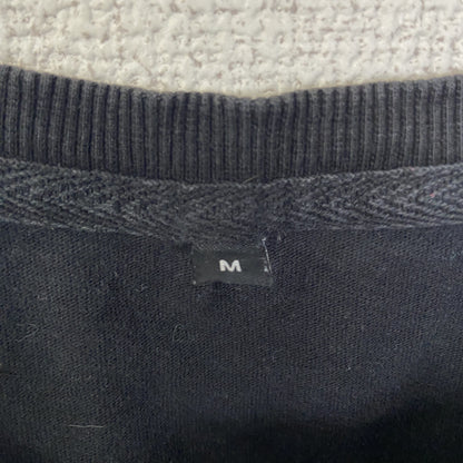 古着 used　半袖プリントTシャツ　90s　骸骨　ドクロ　シングルステッチ　クルーネック　レトロ　黒　ブラック　Mサイズ