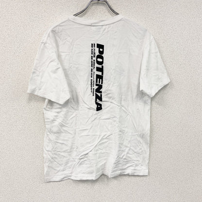BRIDGESTONE　ブリヂストン　半袖プリントＴシャツ　企業ロゴ　白　ホワイト　Lサイズ