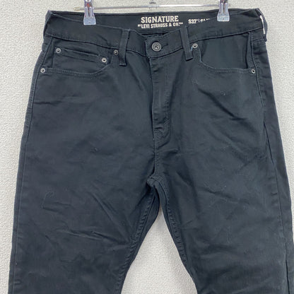 Levi’ｓ　リーバイス　SIGNATURE　デニムパンツ/ジーンズ　ジップフライ　黒　ブラック　W34サイズ