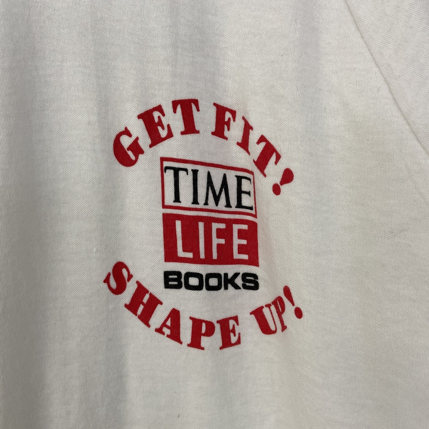 古着 used　半袖プリントTシャツ　90s　ヴィンテージ　シングルステッチ　クルーネック　レトロデザイン　白　ホワイト　