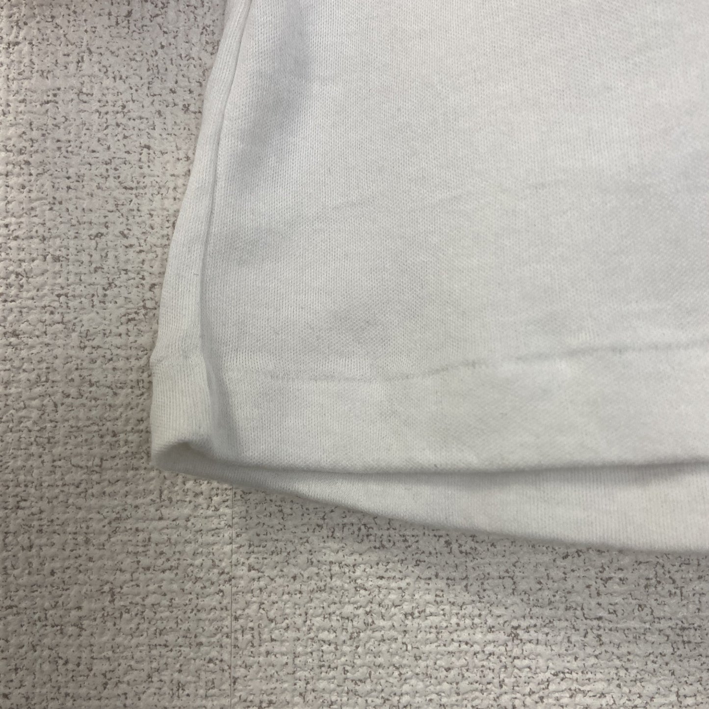 古着 used　半袖プリントTシャツ　90s　ヴィンテージ　シングルステッチ　クルーネック　レトロデザイン　白　ホワイト　