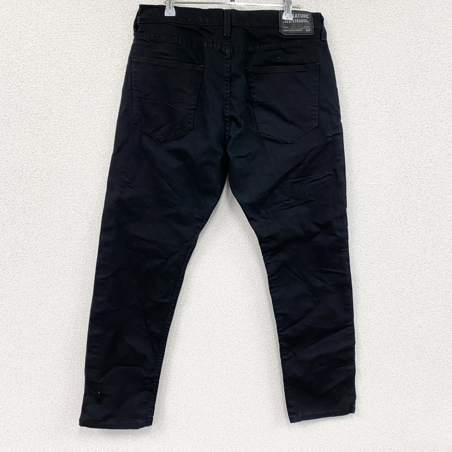 Levi’ｓ　リーバイス　SIGNATURE　デニムパンツ/ジーンズ　ジップフライ　黒　ブラック　W34サイズ