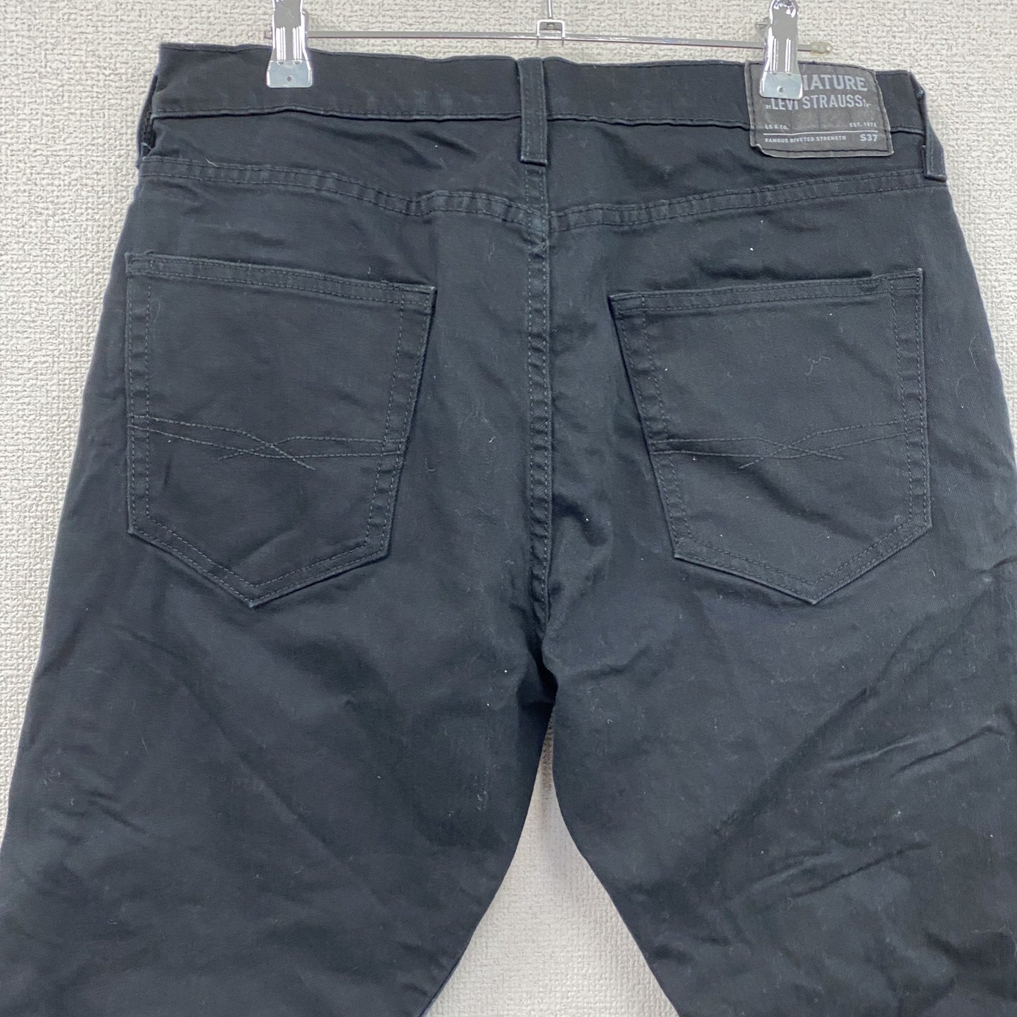 Levi’ｓ　リーバイス　SIGNATURE　デニムパンツ/ジーンズ　ジップフライ　黒　ブラック　W34サイズ