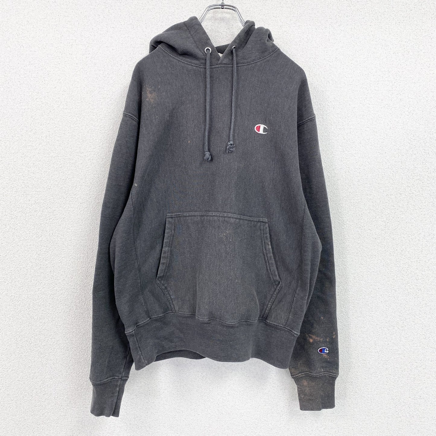 Champion　チャンピオン　リバースウィーブ　スウェットパーカー/フーディー　ダークグレー　Mサイズ