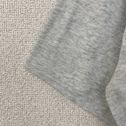 古着 used　半袖プリントTシャツ　90s　ヴィンテージ　シングルステッチ　音符　クルーネック　レトロデザイン　灰　グレー